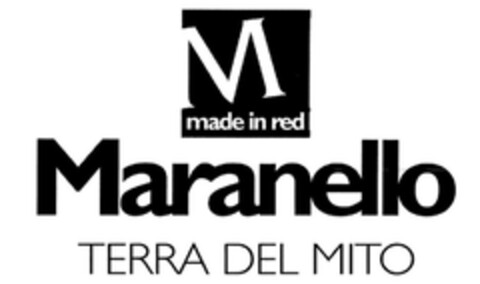 M made in red Maranello TERRA DEL MITO Logo (EUIPO, 31.07.2006)