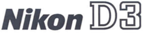 Nikon D3 Logo (EUIPO, 08/23/2007)