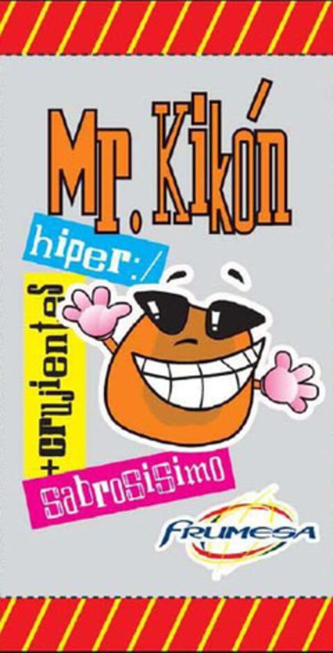 Mr. Kikón hiper:/ crujientes sabosisimos frumesa Logo (EUIPO, 09.04.2008)