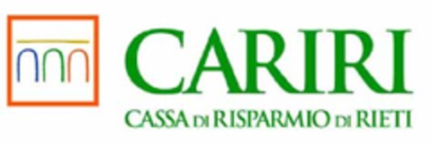 CARIRI CASSA DI RISPARMIO DI RIETI Logo (EUIPO, 23.04.2010)
