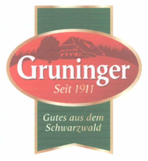 Gruninger Seit 1911 Gutes aus dem Schwarzwald Logo (EUIPO, 08.11.2012)