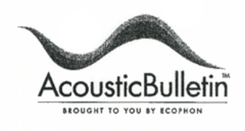 AcousticBulletin BROUGHT TO YOU BY ECOPHON Logo (EUIPO, 01.04.2014)