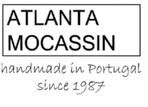 ATLANTA MOCASSIN HANDMADE IN PORTUGAL SINCE 1987 Logo (EUIPO, 05.05.2014)