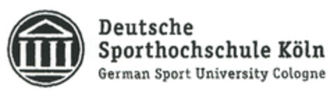 Deutsche Sporthochschule Köln/German Sport University Cologne Logo (EUIPO, 12/04/2014)