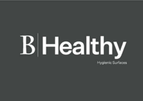 B-Healthy Hygienic Surfaces Logo (EUIPO, 21.09.2020)