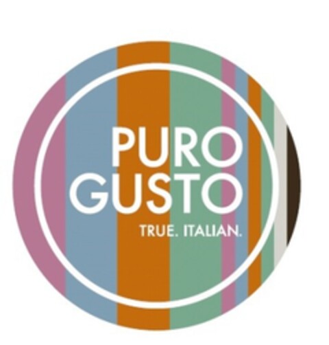 PURO GUSTO TRUE. ITALIAN. Logo (EUIPO, 06/16/2021)