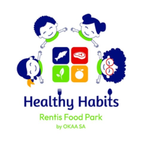 Healthy Habits Rentis Food Park by OKAA SA Logo (EUIPO, 06.11.2023)