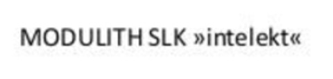 MODULITH SLK >> intelekt << Logo (EUIPO, 14.11.2023)