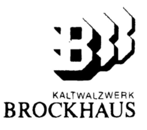 B KALTWALZWERK BROCKHAUS Logo (EUIPO, 16.04.1996)