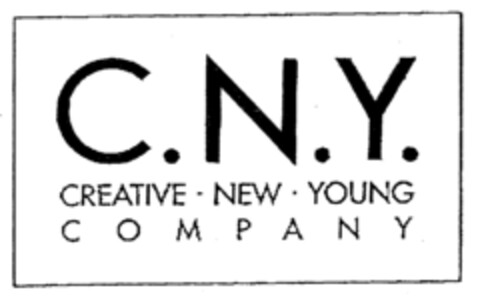 C.N.Y. CREATIVE - NEW - YOUNG COMPANY Logo (EUIPO, 21.10.1996)
