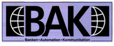 BAK Banken·Automation·Kommunikation Logo (EUIPO, 17.04.2000)