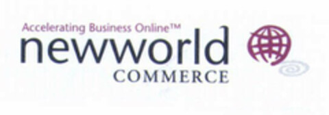 Accelerating Business Online newworld COMMERCE Logo (EUIPO, 09.03.2001)