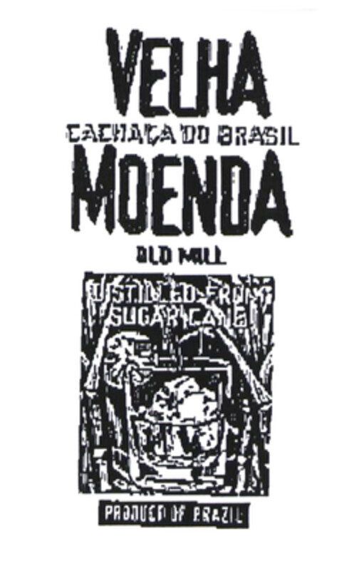 VELHA MOENDA CACHAÇA DO BRASIL Logo (EUIPO, 18.11.2002)