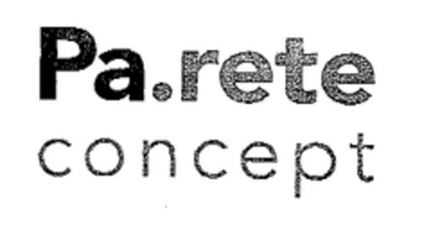 Pa.rete concept Logo (EUIPO, 14.04.2004)