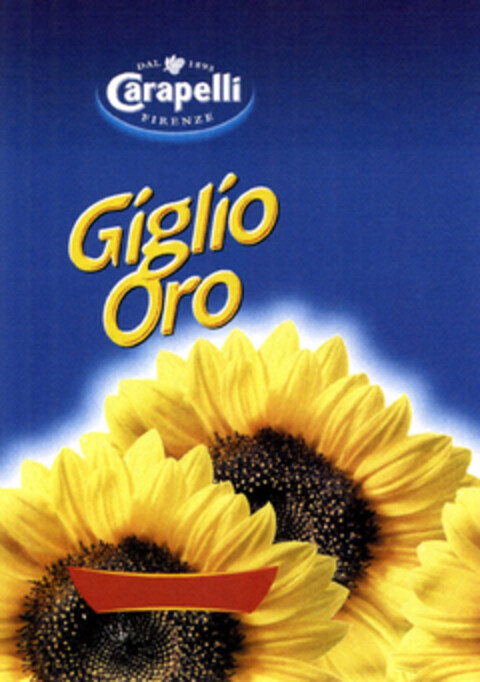 DAL 1893 Carapelli FIRENZE Giglio Oro Logo (EUIPO, 31.03.2005)