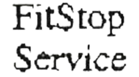 FitStop Service Logo (EUIPO, 15.08.2005)