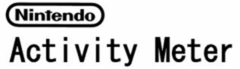 Nintendo Activity Meter Logo (EUIPO, 11/25/2008)