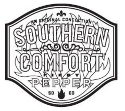 AN ORIGINAL CONCOCTION SOUTHERN COMFORT FIERY PEPPER Logo (EUIPO, 12/20/2011)