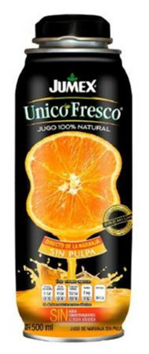 JUMEX Unico Fresco JUGO 100% NATURAL 500ml Logo (EUIPO, 31.05.2016)