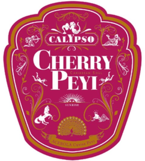 CALYPSO CHERRY PEYI CARIBBEAN SOUL SUNRISE ACEROLA CERISE PEYI Logo (EUIPO, 25.08.2016)