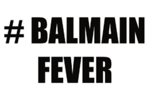 BALMAIN FEVER Logo (EUIPO, 12/14/2016)
