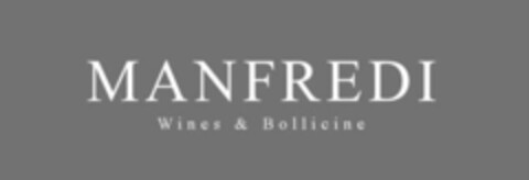 MANFREDI WINES & BOLLICINE Logo (EUIPO, 04.12.2018)