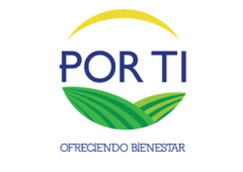 POR TI OFRECIENDO BIENESTAR Logo (EUIPO, 04/13/2020)