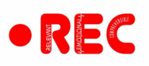 REC RELEVANT EMOTIONAL COMPREHENSIBLE Logo (EUIPO, 28.07.2022)