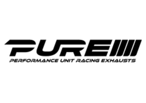 PURE PERFORMANCE UNIT RACING EXHAUSTS Logo (EUIPO, 12.04.2023)