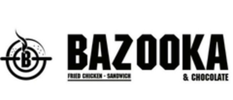 B BAZOOKA & CHOCOLATE FRIED CHICKEN - SANDWICH Logo (EUIPO, 18.09.2023)