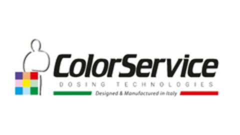 ColorService DOSING TECHNOLOGIES Designed & Manufactured in Italy Logo (EUIPO, 14.11.2023)