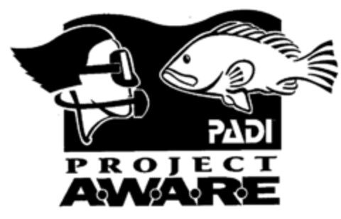 PADI PROJECT AWARE Logo (EUIPO, 11/11/1996)