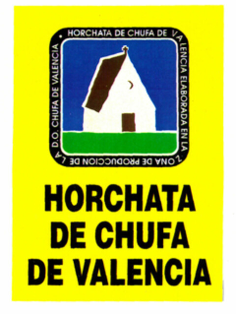 HORCHATA DE CHUFA DE VALENCIA · HORCHATA DE CHUFA DE VALENCIA ELABORADA EN LA ZONA DE PRODUCCION DE LA D.O. CHUFA DE VALENCIA Logo (EUIPO, 29.02.2000)