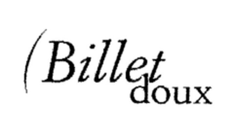 Billet doux Logo (EUIPO, 06.10.2005)