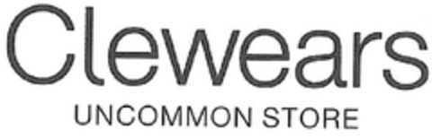 Clewears UNCOMMON STORE Logo (EUIPO, 11.10.2013)