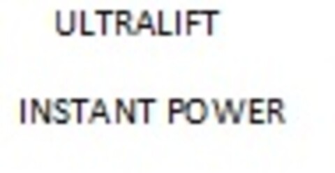 ULTRALIFT INSTANT POWER Logo (EUIPO, 03/27/2014)