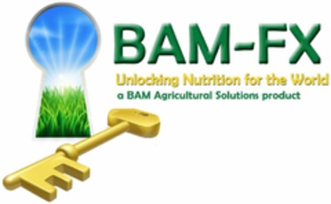 BAM-FX Unlocking Nutrition for the World a BAM Agricultural Solutions product Logo (EUIPO, 20.10.2015)