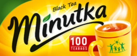 minutka Black Tea 100 TEABAGS Logo (EUIPO, 16.03.2016)