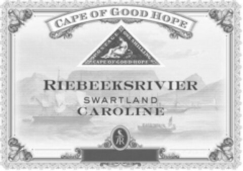 CAPE OF GOOD HOPE RIEBEEKSRIVIER SWARTLAND CAROLINE Logo (EUIPO, 03/24/2016)