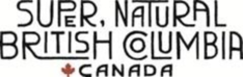 SUPER, NATURAL BRITISH COLUMBIA CANADA Logo (EUIPO, 01.07.2016)