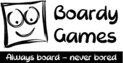 Boardy Games Always board - never bored Logo (EUIPO, 10.01.2023)