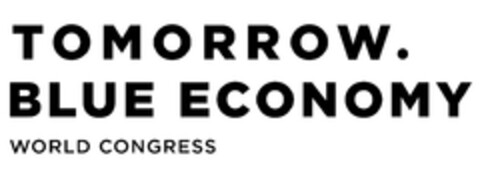 TOMORROW. BLUE ECONOMY WORLD CONGRESS Logo (EUIPO, 20.11.2023)