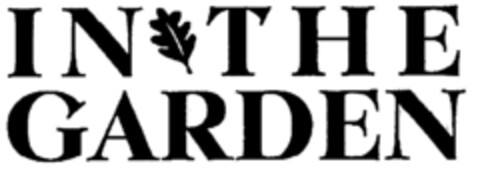 IN THE GARDEN Logo (EUIPO, 14.09.1998)