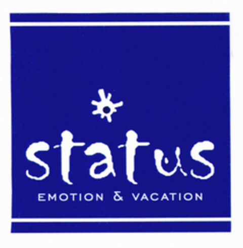status EMOTION & VACATION Logo (EUIPO, 07.09.2001)
