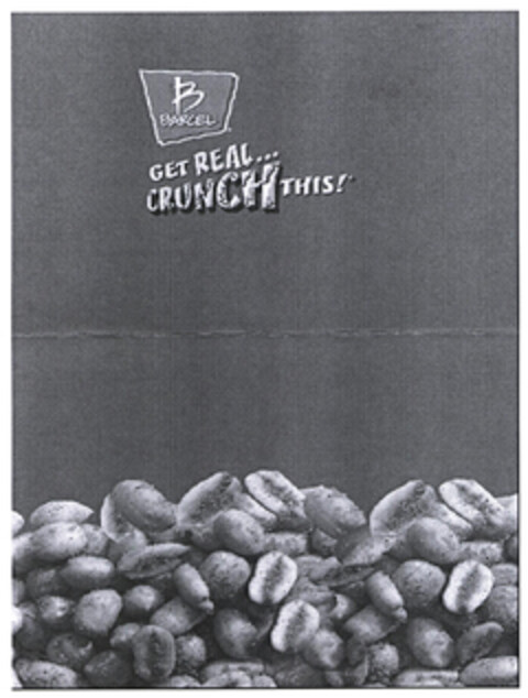 B BARCEL GET REAL...CRUNCH THIS! Logo (EUIPO, 29.11.2002)