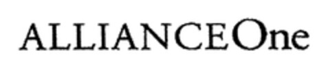 ALLIANCEOne Logo (EUIPO, 01.08.2005)