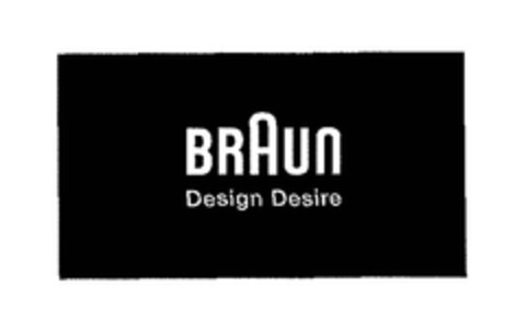 BRAUN Design Desire Logo (EUIPO, 13.10.2008)