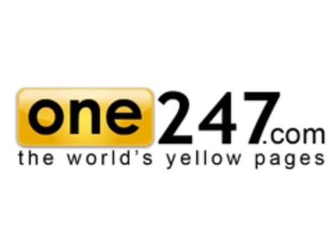 ONE 247.com the world's yellow pages Logo (EUIPO, 11/05/2010)