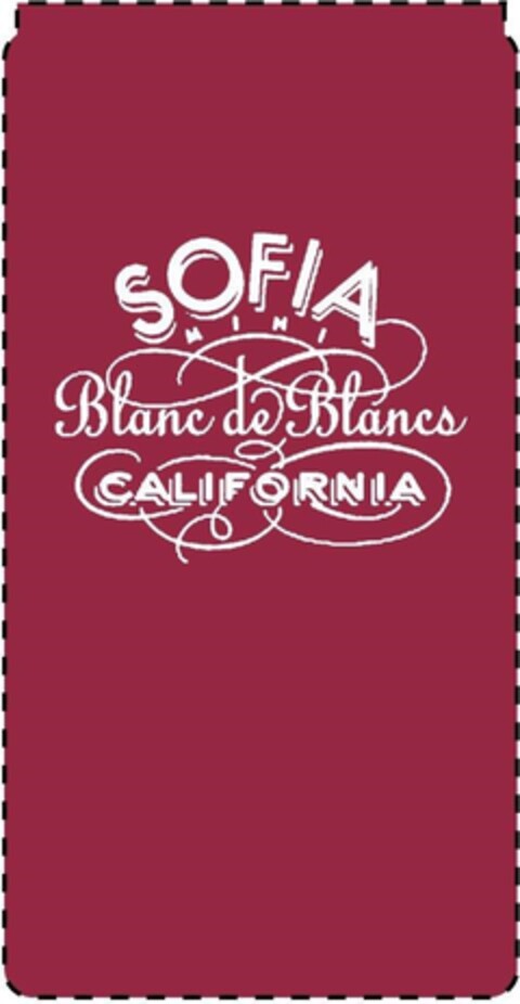 SOFIA MINI BLANC DE BLANCS CALIFORNIA Logo (EUIPO, 27.07.2015)