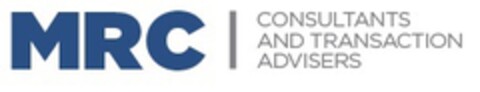 MRC CONSULTANTS AND TRANSACTION ADVISERS Logo (EUIPO, 27.10.2015)